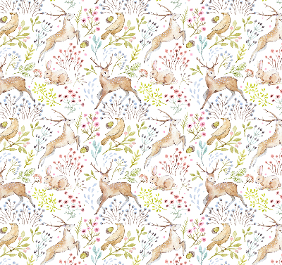 Blackout roller blind Roe deer and deer