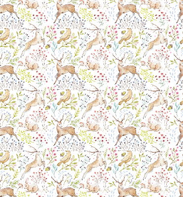 Blackout roller blind Roe deer and deer