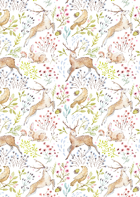 Blackout roller blind Roe deer and deer