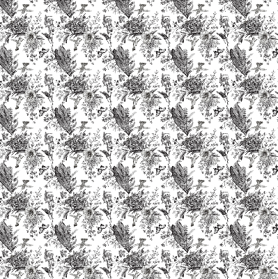 Fabric roller blind for window Drawn nature