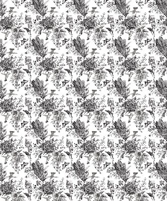 Fabric roller blind for window Drawn nature
