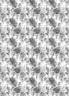 Fabric roller blind for window Drawn nature