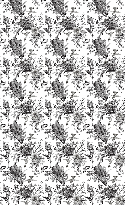 Fabric roller blind for window Drawn nature