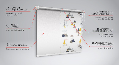 Blackout roller blind Seasons