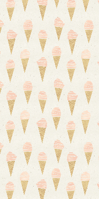 Fabric roller blind for window Ice-cream