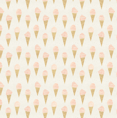 Fabric roller blind for window Ice-cream