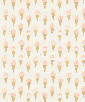 Fabric roller blind for window Ice-cream