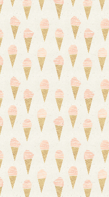 Fabric roller blind for window Ice-cream