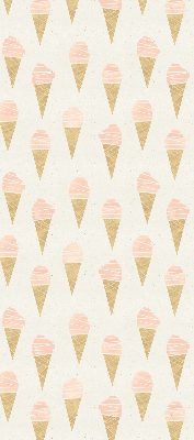 Fabric roller blind for window Ice-cream