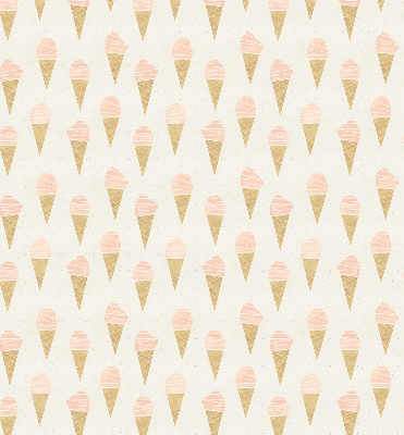 Fabric roller blind for window Ice-cream