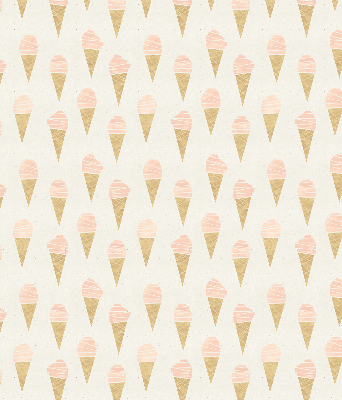 Fabric roller blind for window Ice-cream