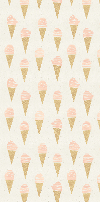 Fabric roller blind for window Ice-cream