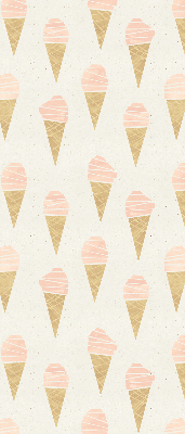 Fabric roller blind for window Ice-cream