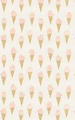 Fabric roller blind for window Ice-cream