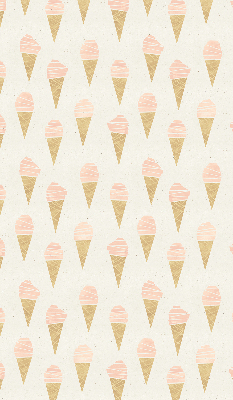 Fabric roller blind for window Ice-cream