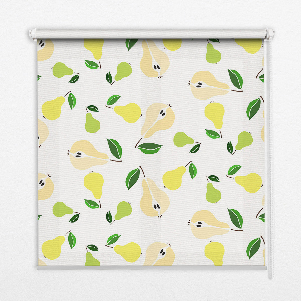 Fabric roller blind for window Pears