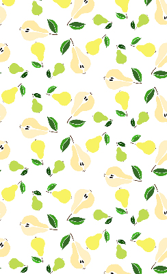 Fabric roller blind for window Pears