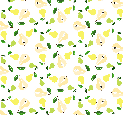 Fabric roller blind for window Pears