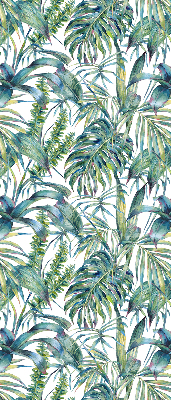 Blackout roller blind Tropical leaves