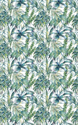 Blackout roller blind Tropical leaves