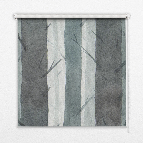 Blackout roller blind for window Trees