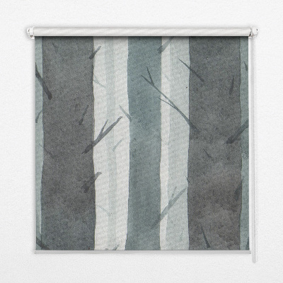 Blackout roller blind for window Trees