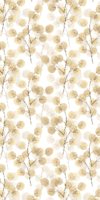 Blackout roller blind for window Yellow branches