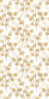 Blackout roller blind for window Yellow branches