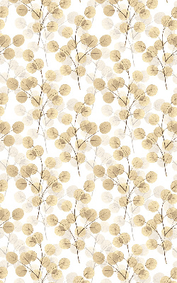 Blackout roller blind for window Yellow branches