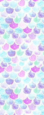 Blackout roller blind Colorful scales