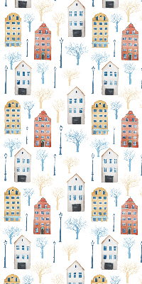Fabric roller blind for window Blocks