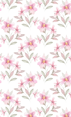 Blackout roller blind Pink flowers