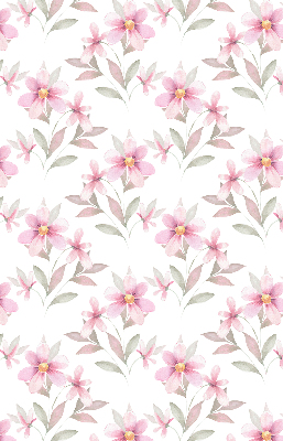 Blackout roller blind Pink flowers