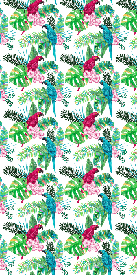 Fabric roller blind for window Parrots