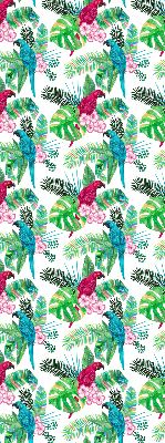 Fabric roller blind for window Parrots