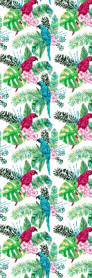 Fabric roller blind for window Parrots