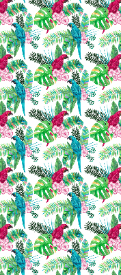 Fabric roller blind for window Parrots