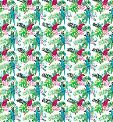 Fabric roller blind for window Parrots