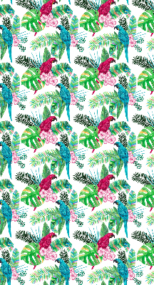 Fabric roller blind for window Parrots