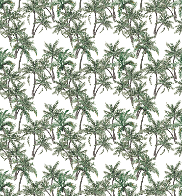 Blackout roller blind Palm trees