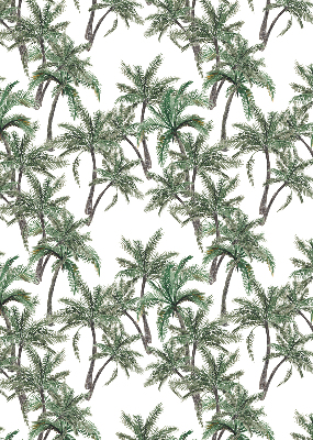 Blackout roller blind Palm trees