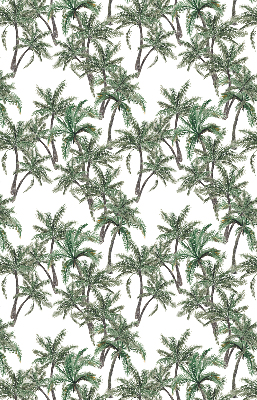 Blackout roller blind Palm trees