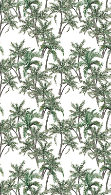 Blackout roller blind Palm trees