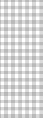 Fabric roller blind for window Gray checks