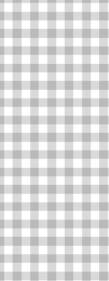 Fabric roller blind for window Gray checks