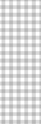 Fabric roller blind for window Gray checks