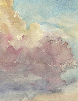 Blackout roller blind Colorful sky