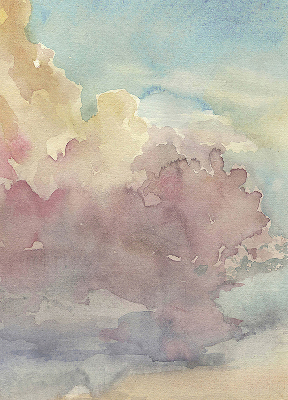 Blackout roller blind Colorful sky