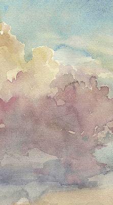 Blackout roller blind Colorful sky