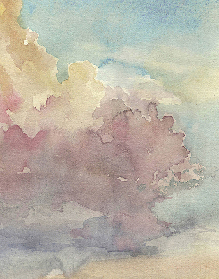 Blackout roller blind Colorful sky